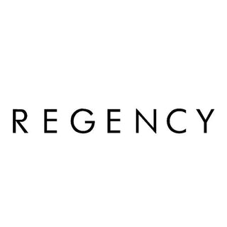 Regency logo in black capital letters on a white background