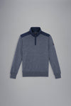 Paul & Shark - Col zip de laine avec appliqués de nylon - LE CAPITAINE D'A BORD