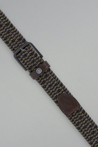Paul & Shark - Ceinture tressée extensible avec garniture en cuir - LE CAPITAINE D'A BORD