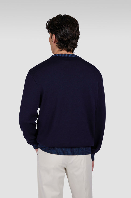 Paul & Shark - Chandail col rond de laine Soft Cool Touch