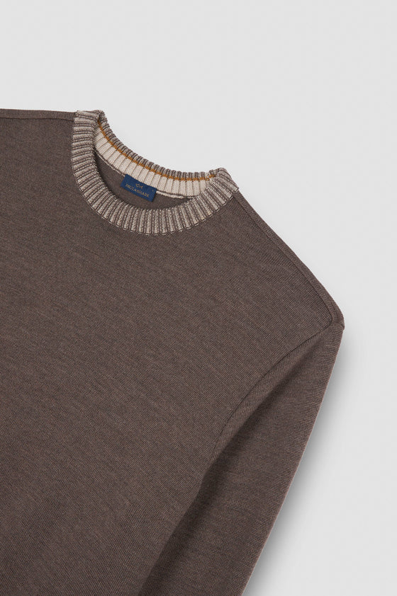 Paul & Shark - Chandail col rond de laine Soft Cool Touch