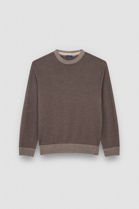 Paul & Shark - Chandail col rond de laine Soft Cool Touch