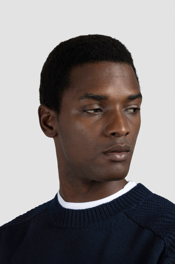 Paul & Shark - Chandail col rond de laine Soft Cool Touch