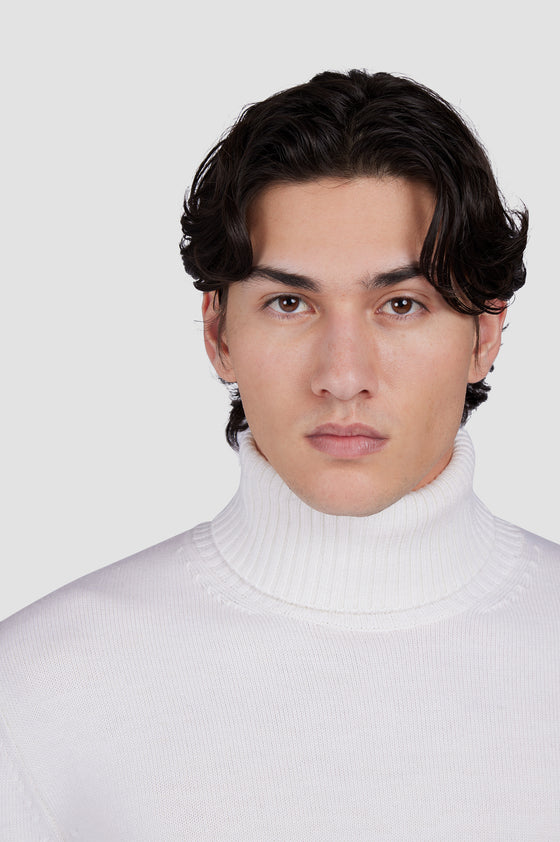Paul & Shark - Chandail col roulé de laine Soft Cool Touch