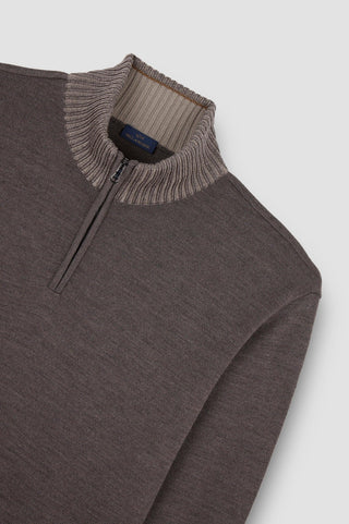 Paul & Shark - Chandail col zip de laine Soft Cool Touch