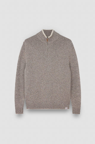 Paul & Shark - Chandail col zip de laine et cachemire