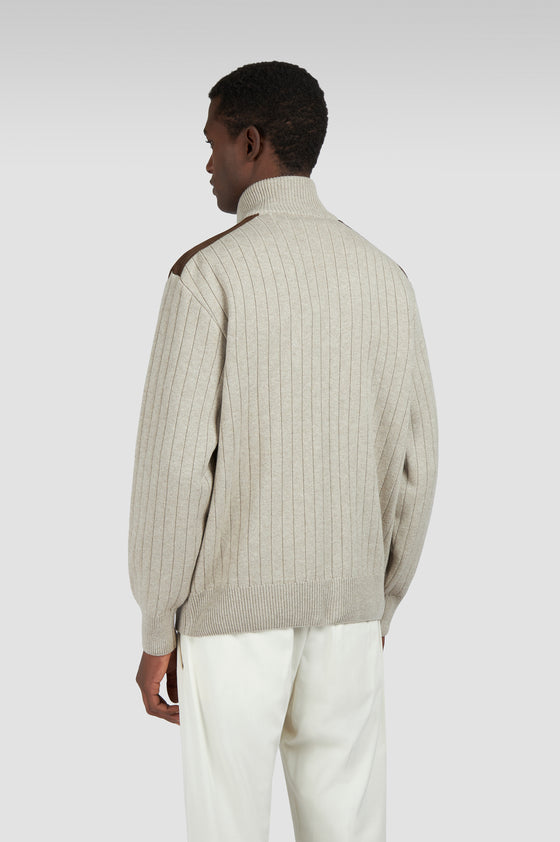 Paul & Shark - Cardigan zip de laine et cachemire