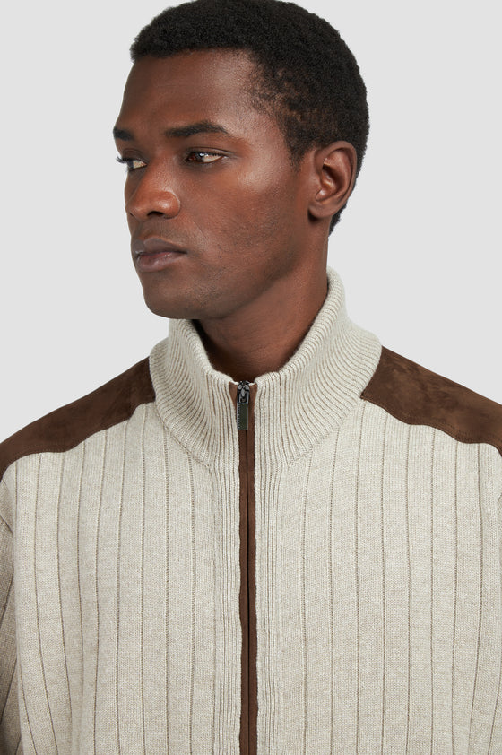 Paul & Shark - Cardigan zip de laine et cachemire