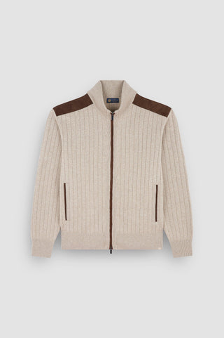 Paul & Shark - Cardigan zip de laine et cachemire