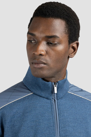 Paul & Shark - Cardigan de laine Typhoon Platinum