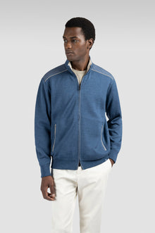  Paul & Shark - Cardigan de laine Typhoon Platinum