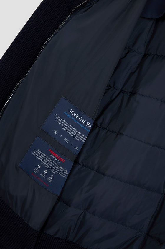 Paul & Shark - Cardigan doublé de laine Typhoon RE-4X4 Stretch