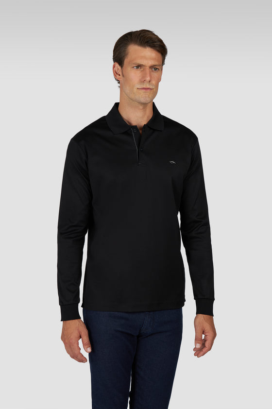 Paul & Shark - Polo manches longues coton Aqua Touch