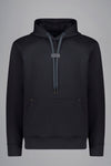Paul & Shark - Hoody Tech Fleece avec Badge de Cuir