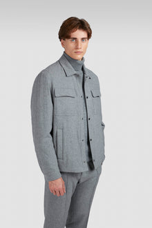  Paul & Shark - Surchemise de laine et cachemire