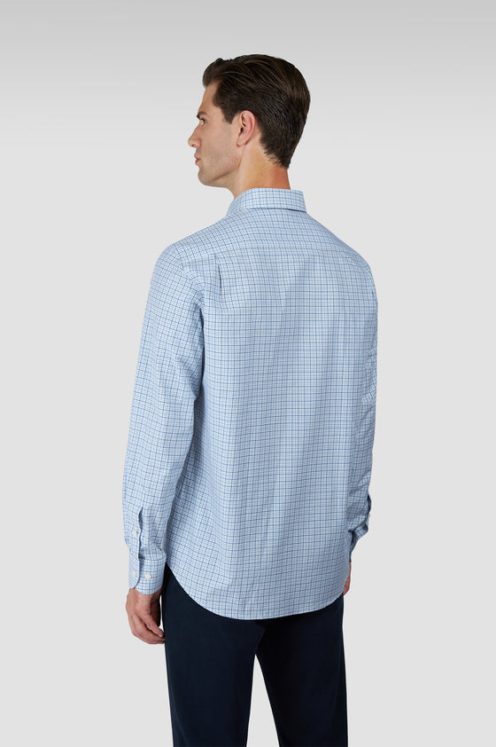 Paul & Shark - Chemise à carreaux de twill de coton