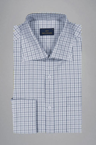 Paul & Shark - Chemise à carreaux de twill de coton