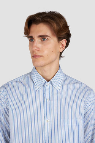 Paul & Shark - Chemise à rayures de twill de coton