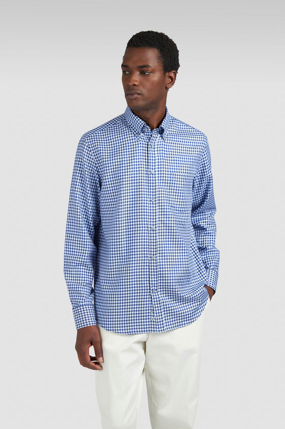 Paul & Shark - Chemise vichy de coton Silver Collection