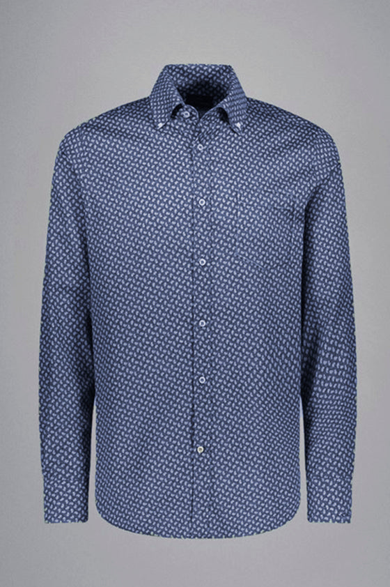 Paul & Shark - Chemise paisley de poplin de coton