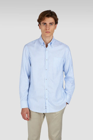 Paul & Shark - Chemise a rayures de coton Silver Collection