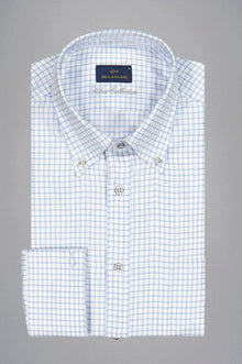  Paul & Shark - Chemise à carreaux de coton Silver Collection