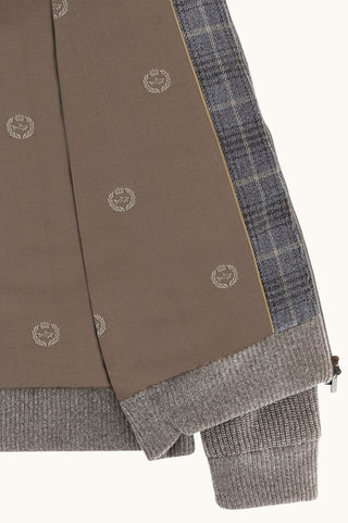 Paul & Shark - Wool and cashmere cardigan with tartan pattern
