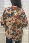 VLT's by Valentina's - 24-204 - Blouse florale manches 3/4 de coton