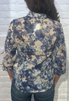 VLT's by Valentina's - 24-231 - Blouse florale manches 3/4 de coton
