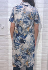 VLT's by Valentina's - 24-356 - Robe manches courtes de coton à motif abstrait