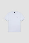 Paul & Shark - T-shirt col V manches courtes de coton avec requin métallique