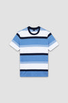Paul & Shark - T-shirt manches courtes rayé de coton mercerisé