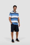 Paul & Shark - T-shirt manches courtes rayé de coton mercerisé