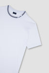 Paul & Shark - T-shirt manches courtes de coton avec rayures au col