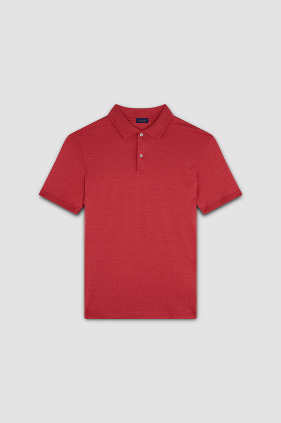 Paul & Shark - Polo manches courtes de soie et coton