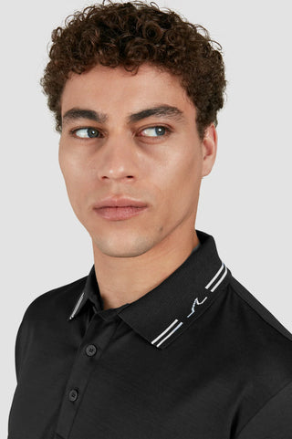 Paul & Shark - Polo manches courtes de coton double mercerisé avec rayures au col