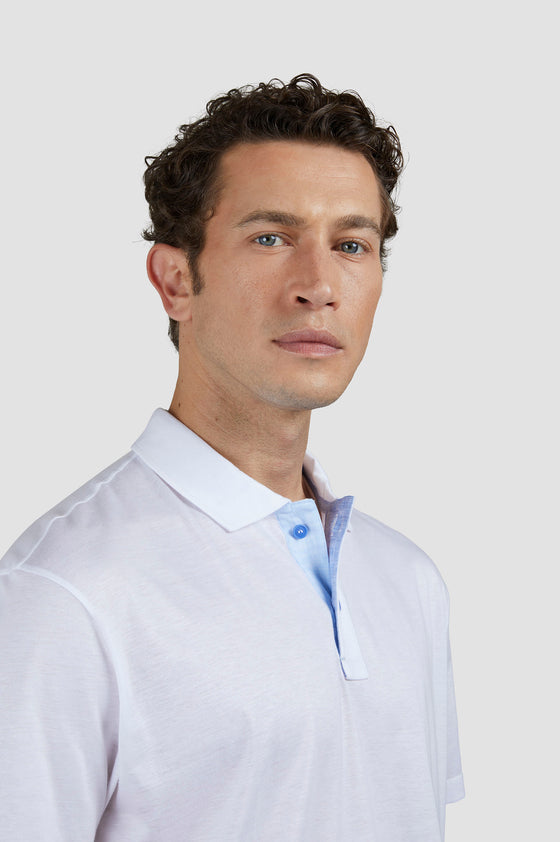 Paul & Shark - Polo manches courtes de coton et lyocell XSoft Collection Riviera