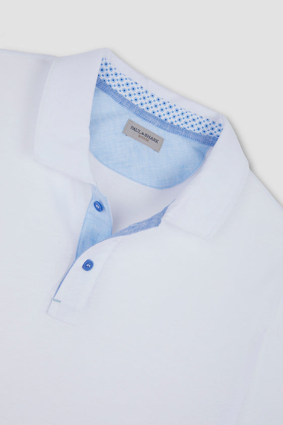 Paul & Shark - Polo manches courtes de coton et lyocell XSoft Collection Riviera