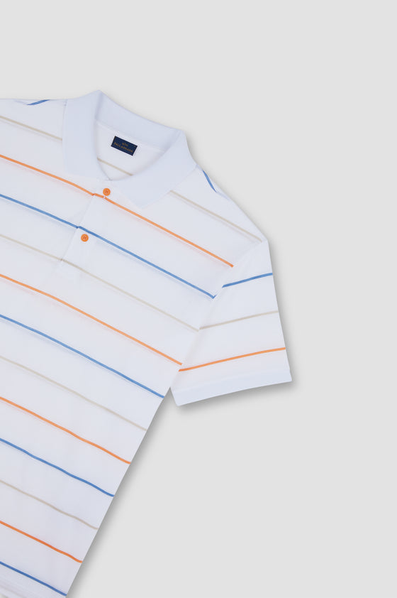 Paul & Shark - Polo manches courtes de coton double mercerisé