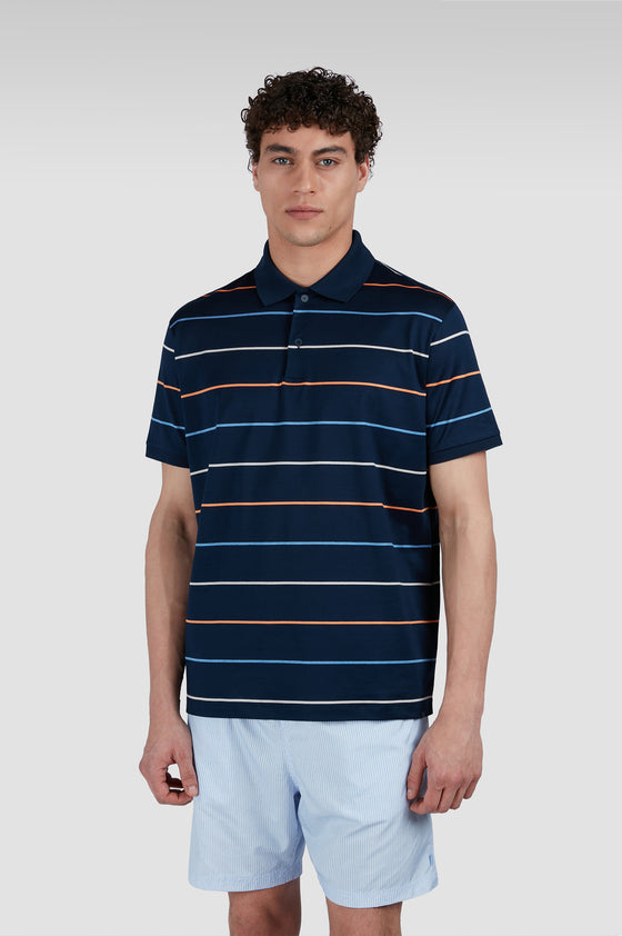 Paul & Shark - Polo manches courtes de coton double mercerisé