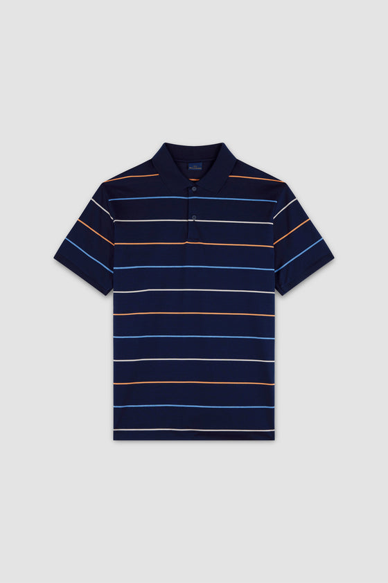 Paul & Shark - Polo manches courtes de coton double mercerisé