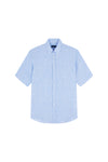 Paul & Shark - Chemise unie de lin manches courtes