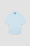 Paul & Shark - Chemise unie de lin manches courtes