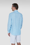 Paul & Shark - Chemise de lin manches longues à rayures