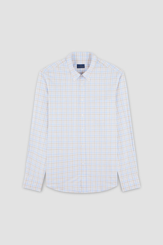 Paul & Shark - Chemise manches longues à carreaux de coton
