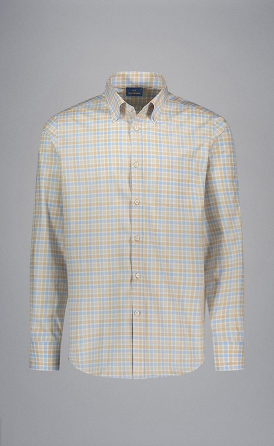 Paul & Shark - Chemise manches longues à carreaux de coton