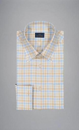 Paul & Shark - Chemise manches longues à carreaux de coton