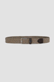  Paul & Shark - Ceinture tressée extensible avec garniture en cuir