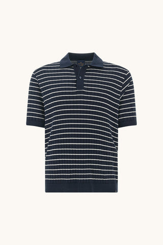 Paul & Shark - Polo rayé manches courtes coton Piuma