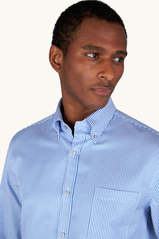 Paul & Shark - Chemise rayée de coton Silver Collection